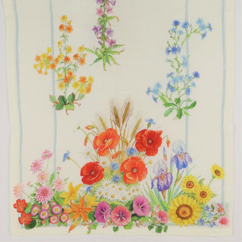 Løper "Floralia", 100% lin, 45x170 cm - Bilde 3