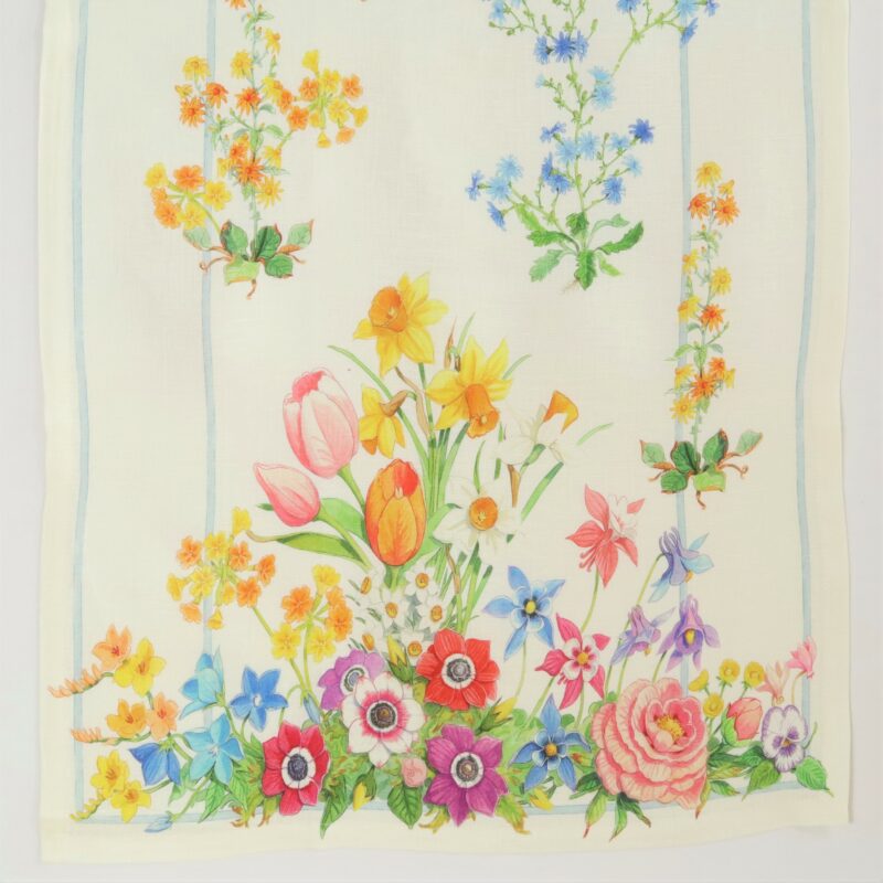 Løper "Floralia", 100% lin, 45x170 cm - Bilde 5