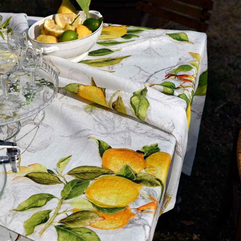 Duk "Limoncello", 100% lin, 160x230 cm - Bilde 2