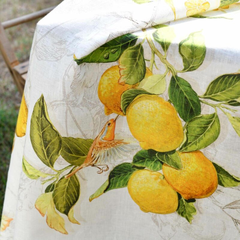 Duk "Limoncello", 100% lin, 160x230 cm - Bilde 4